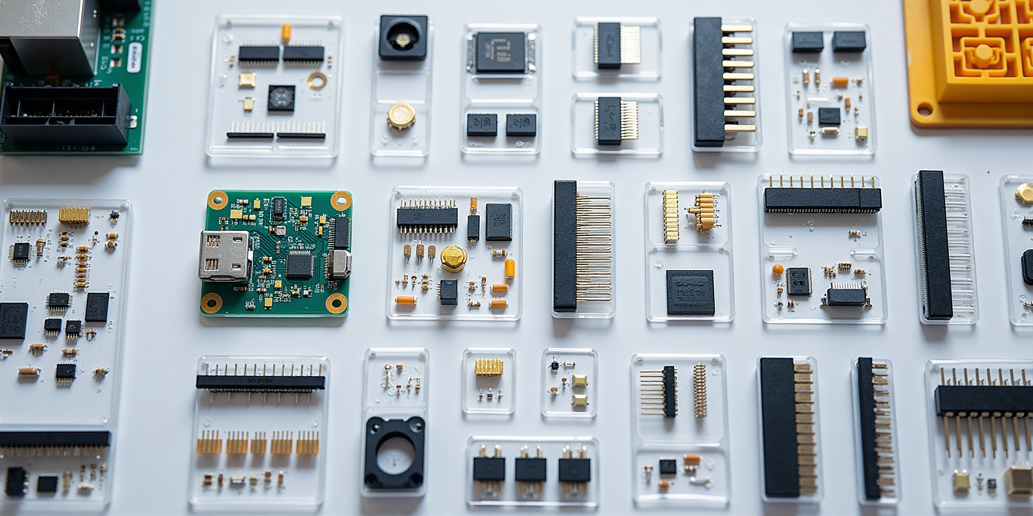 Electronic components in HVAC system